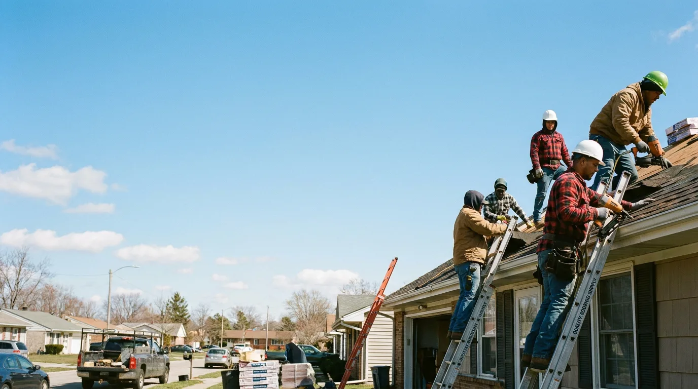 Roofing in East Saint Louis, IL near me